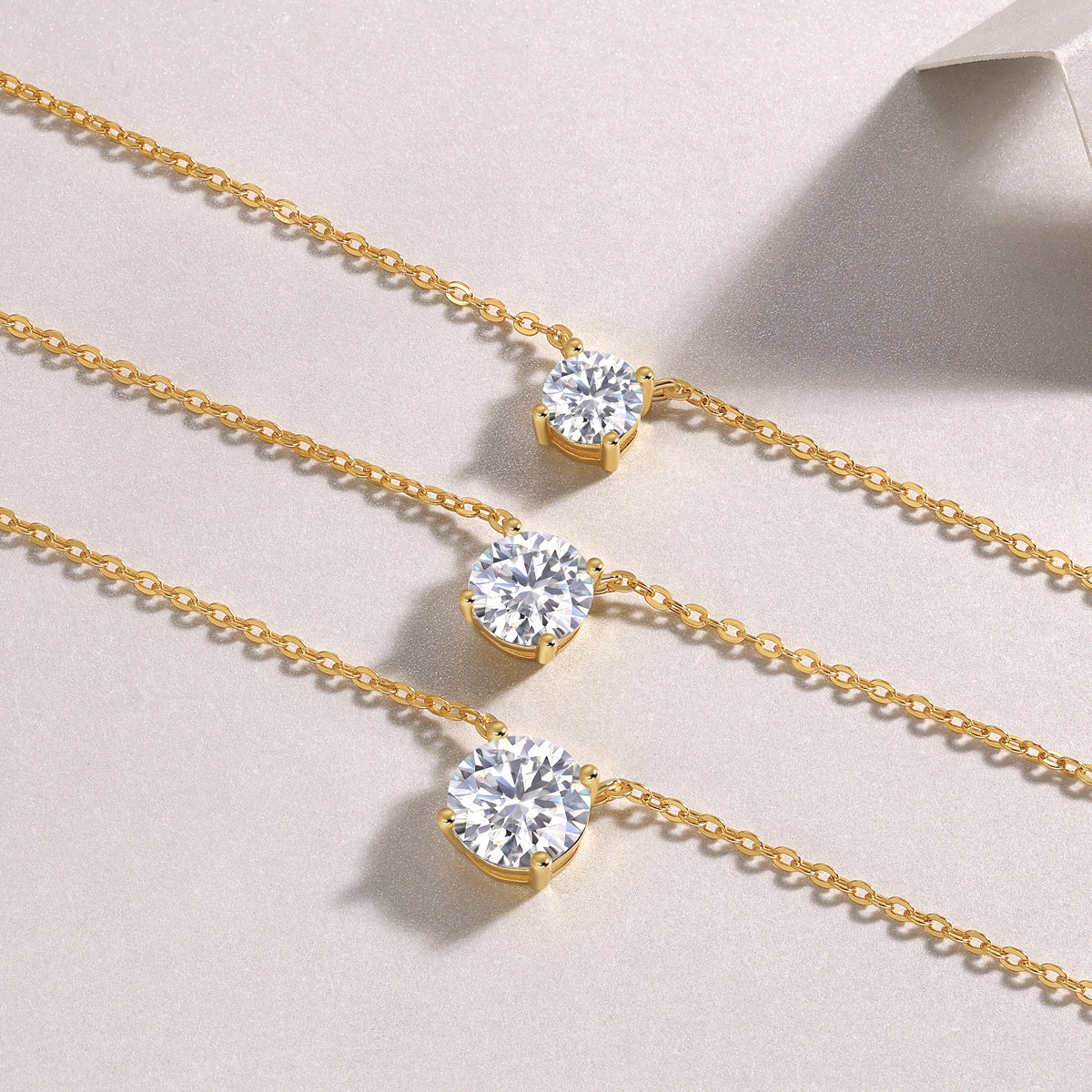 3 Carat Luxury Morganite Gemstone Pendant Necklace | S925 Sterling Silver Gold Plated Collar Chain | Minimalist Fashion Fine Jewelry for Women