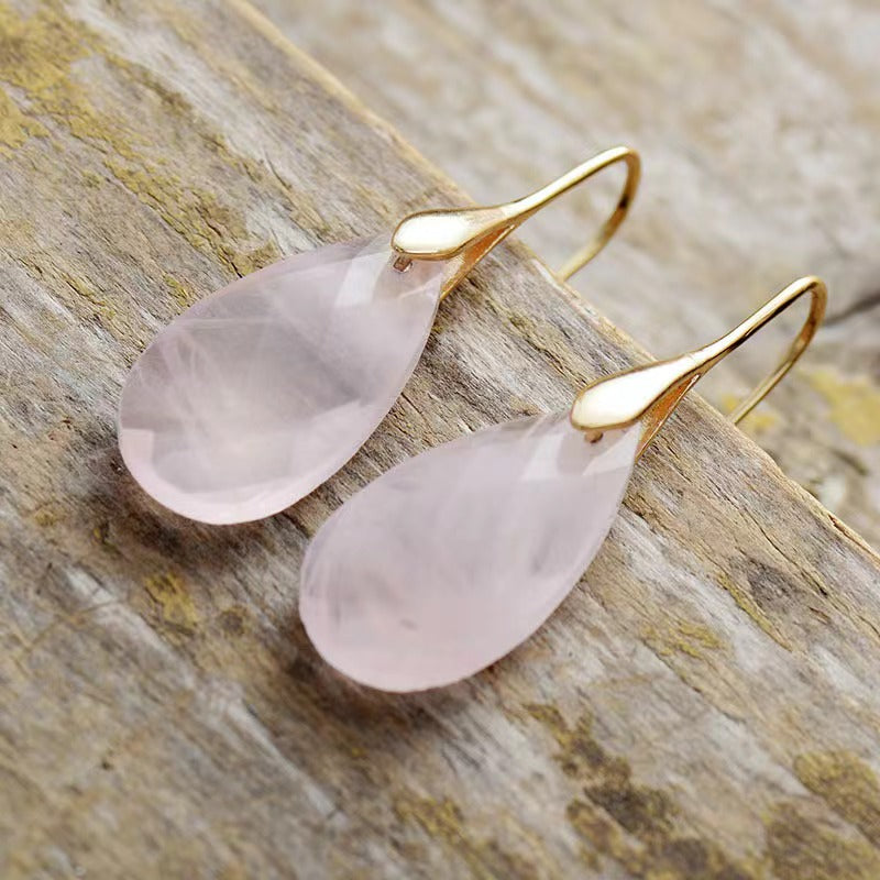 Natural Tiger’s Eye Pendant Earrings | High-Quality Gemstone Drop Earrings | High-Sense Minimalist Earthy Jewelry | Luxury-Label Statuesque Radiant Accessory | 2026 High-Fashion Emerald-Luxe Essential