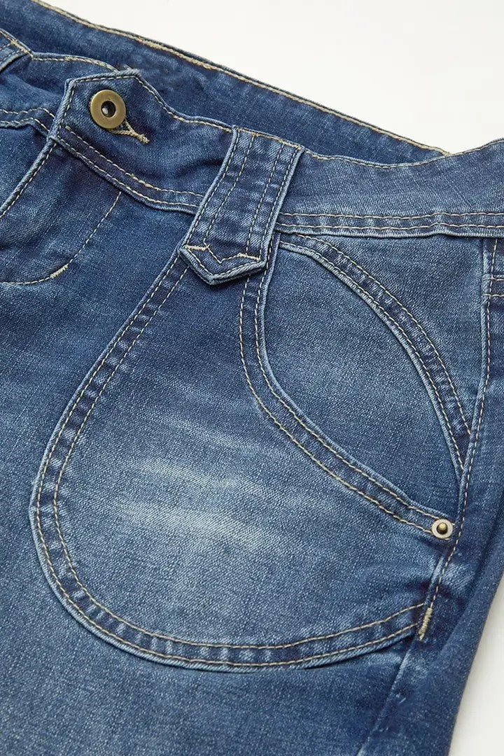 Women’s Classic Light Blue Denim Jeans T191 | Elegant Mid-Rise Straight Fit Jeans | Trendy Soft-Touch Daily Wear Denim | High-Sense Minimalist Women's Trousers | 2026 Essential Denim Collection