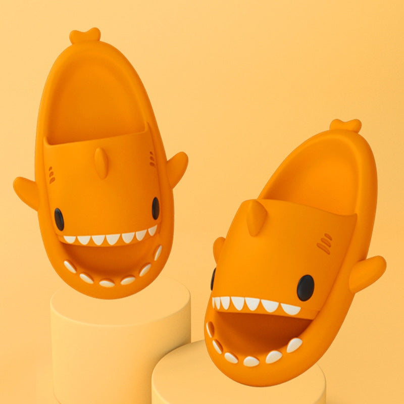 Funny Shark Cartoon Slides for Adults | Indoor & Outdoor Thick Sole Shark Slippers | Non-Slip EVA Cloud Slides for Men & Women