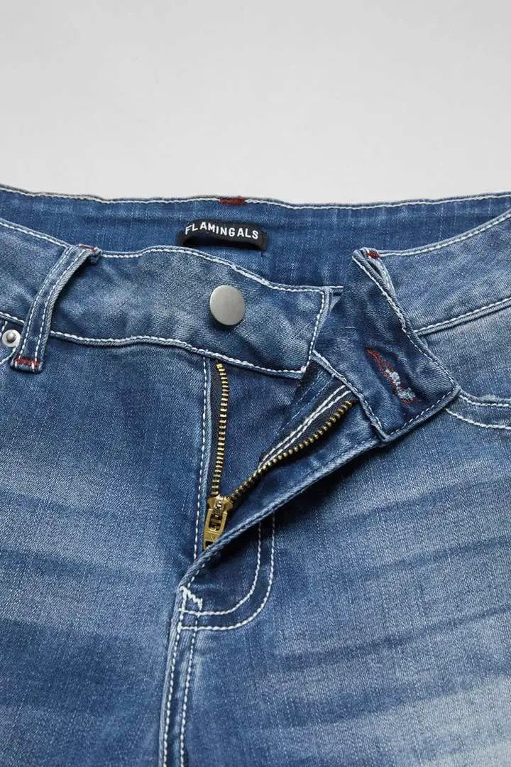 casual straight leg jeans