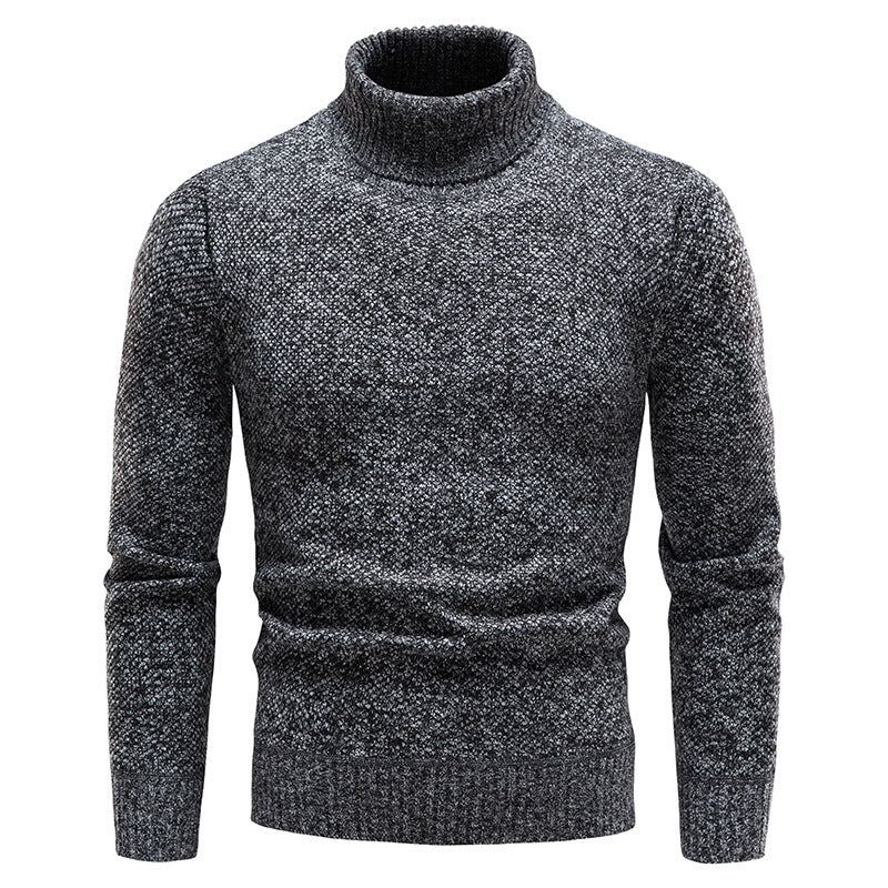 Men’s Premium Slim-Fit Turtleneck Sweater | Elegant Knitted Pullover Top | Soft Long-Sleeved Solid Color Turtleneck | Modern Business-Casual Men’s Knitted Clothing