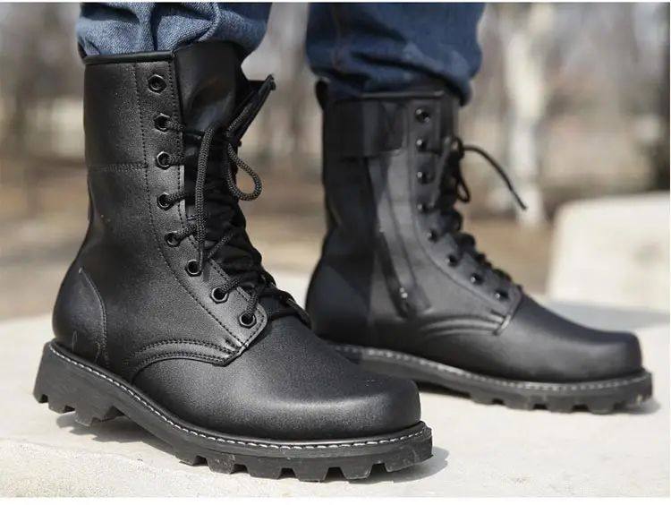 Men’s Military Steel Toe Work Safety Shoes | Tactical Combat Boots for Construction & Hiking | Indestructible Lightweight Safety Sneakers | High-Performance Anti-Smash Work Boots