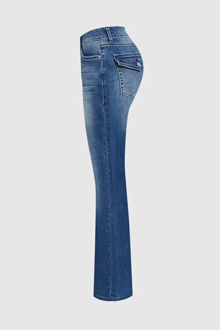casual straight leg jeans