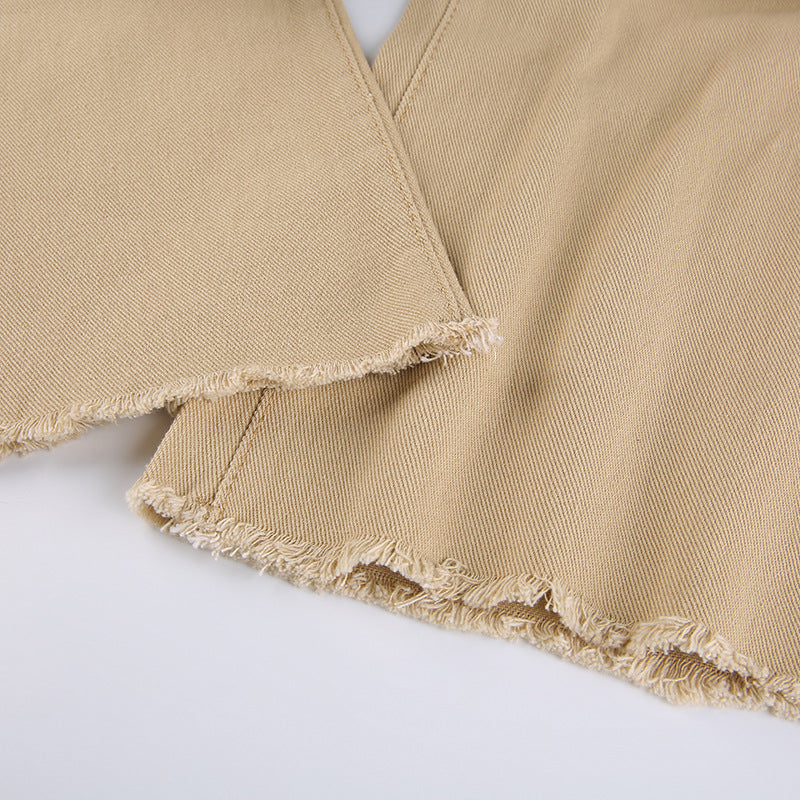 Spice Girl Style High-Waist Bell-Bottom Jeans | Slim Fit Flared Denim for Women | High-Sense Retro Streetwear Jeans | Trendy Minimalist Wide-Leg Denim | 2026 High-Fashion Statuesque Flare Pants