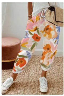 Women’s Premium Cotton-Linen Casual Pants | Breathable Solid Color Trousers | Elegant Relaxed Fit Summer Pants | Trendy Minimalist High-Rise Bottoms | 2026 Sustainable Fashion Collection