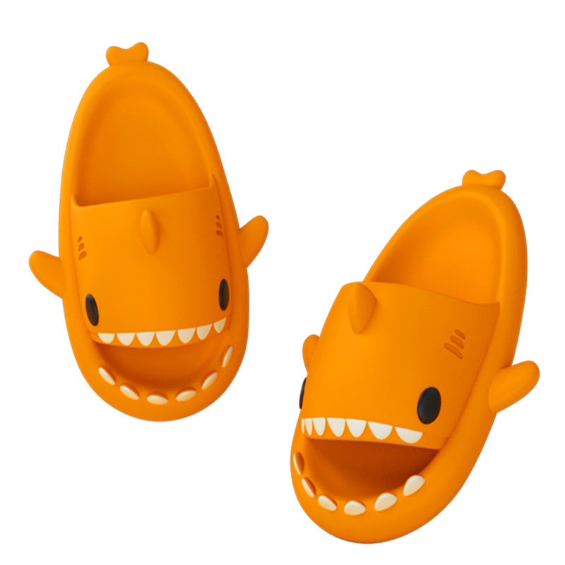 Funny Shark Cartoon Slides for Adults | Indoor & Outdoor Thick Sole Shark Slippers | Non-Slip EVA Cloud Slides for Men & Women