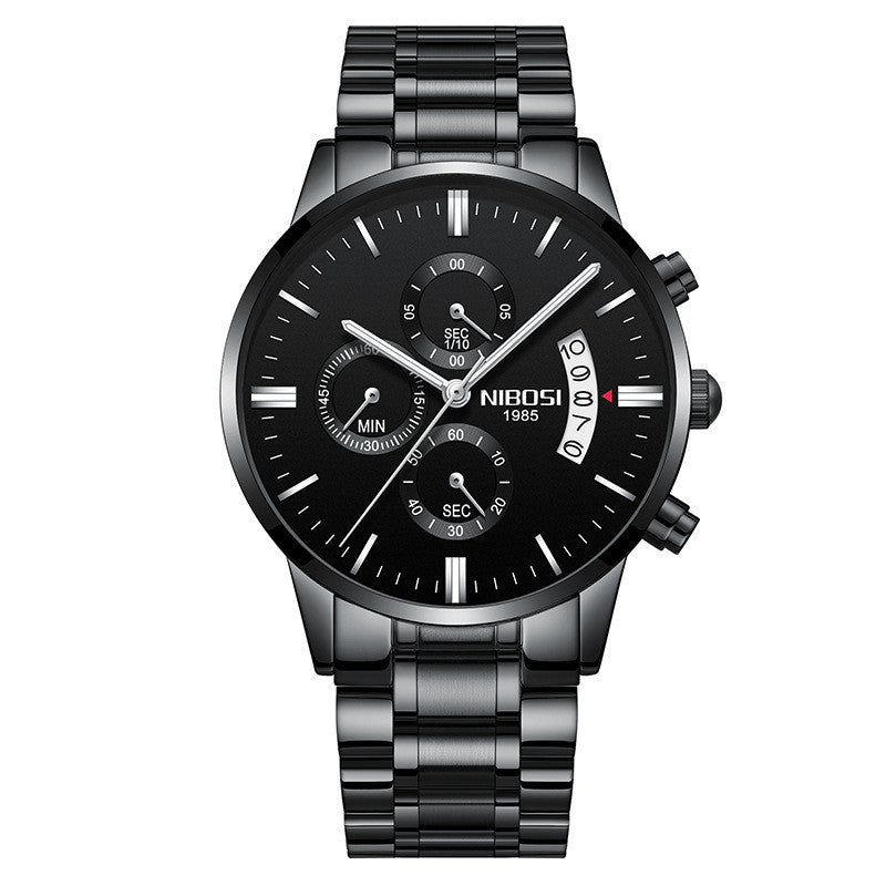 Men’s Luxury Fashion Wristwatch | Classic Business Casual Quartz Watch | Elegant Stainless Steel Men's Timepiece | Premium Waterproof Minimalist Watch for Men