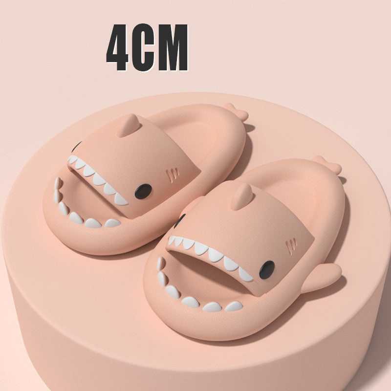 Funny Shark Cartoon Slides for Adults | Indoor & Outdoor Thick Sole Shark Slippers | Non-Slip EVA Cloud Slides for Men & Women