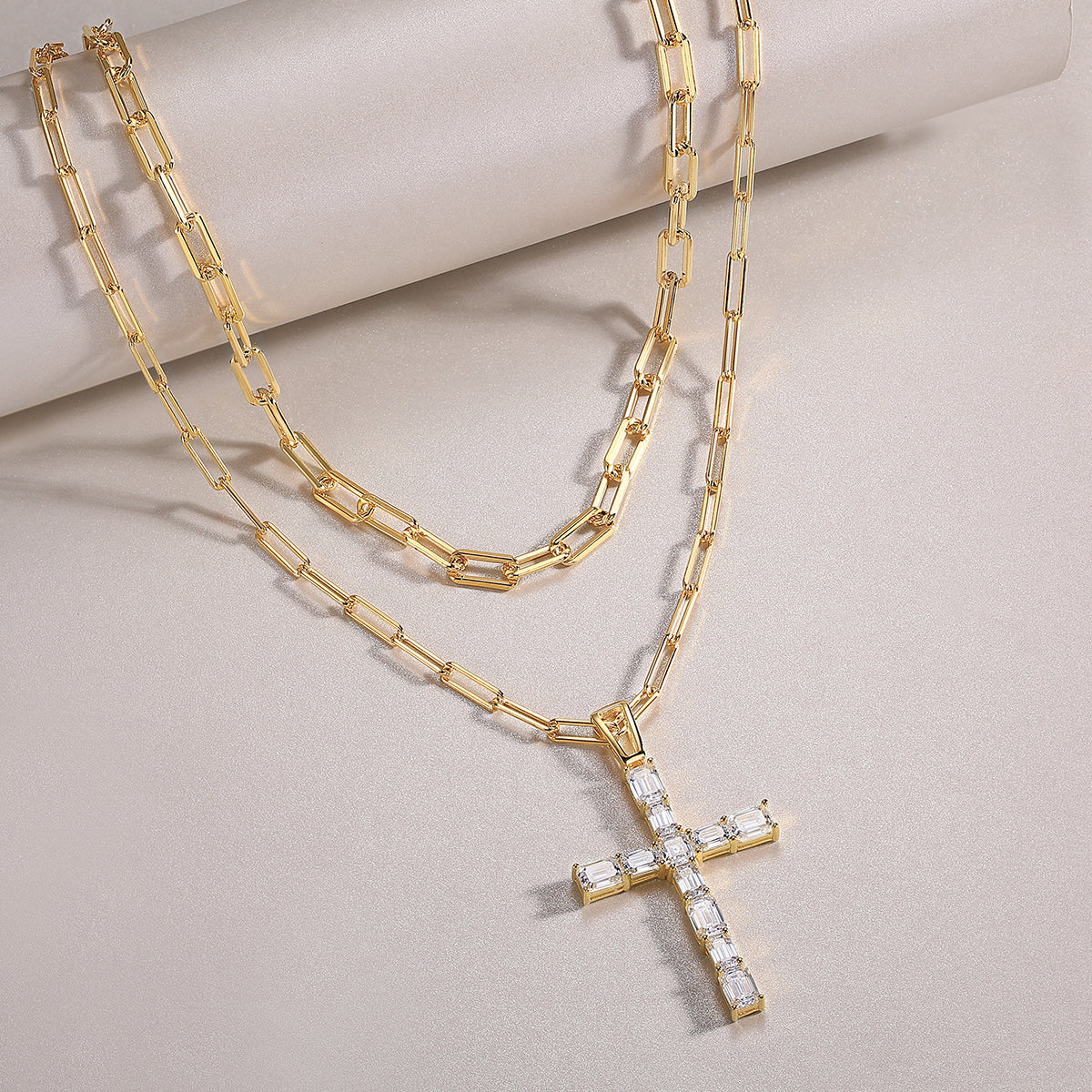 Top Quality Moissanite Pendant Necklace | S925 Sterling Silver Gold Plated Collar Chain | Luxurious Minimalist Jewelry for Women | Sparkling Solitaire Moissanite Neckpiece