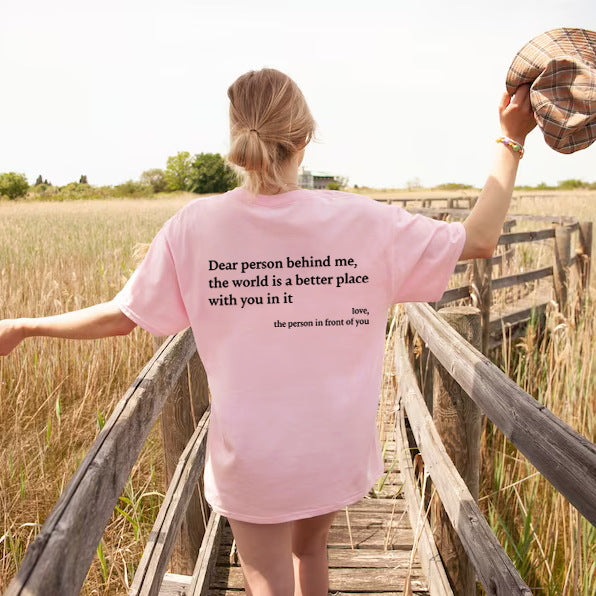 Women’s New Fashion Letter Print T-Shirt | Elegant Round Neck Slogan Tee | Casual Short Sleeve Summer Top | Minimalist Urban Graphic T-Shirt for Women